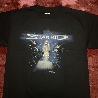 Rare 1997 1998 STAR KID Movie Small T-Shirt Trimark Cyborg Starkid Film 90s