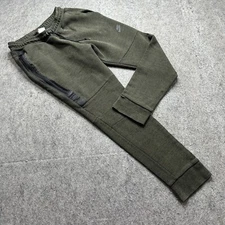 Nike Sportswear Tech Fleece Jogger Pants Men M Green Tapered 26" Slim Fit