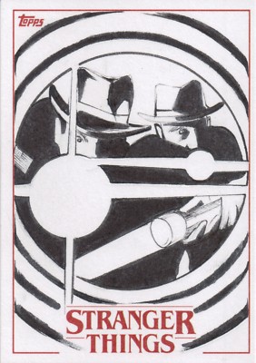 2018 Stranger Things Season 1, Sketch Card By David Acevedo 1/1