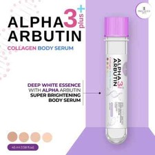 4 Pcs Alpha Arbutin Collagen Body Serum 45ml Whitening Hydrating