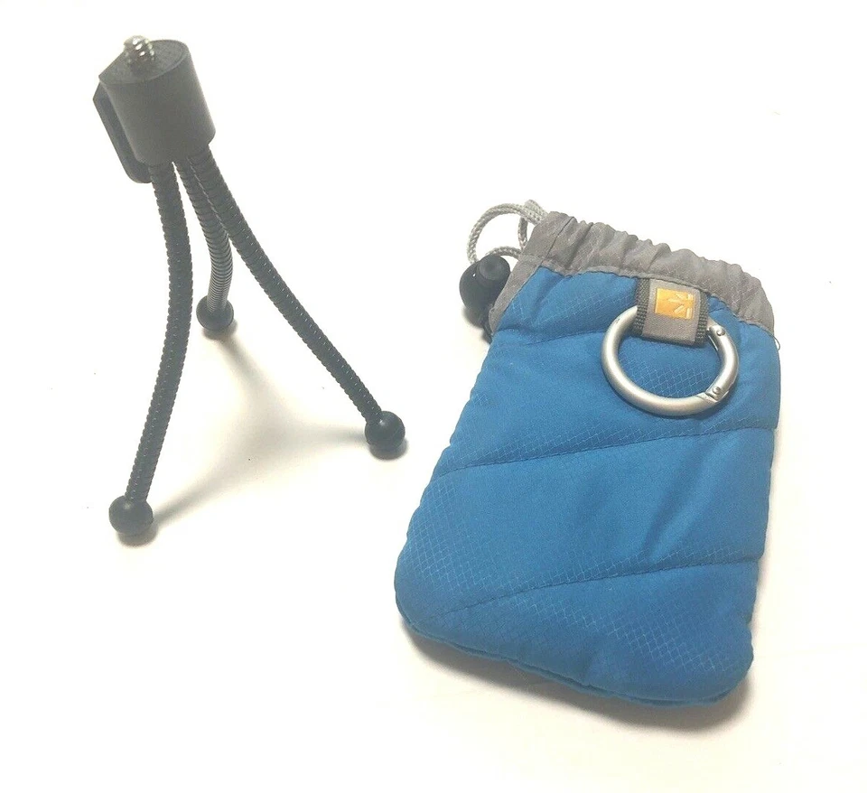Case Logic UP-2 Universal Pockets Medium Blue Plus Mini Compact Tabletop Tripod - Image 2 of 3