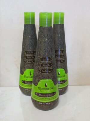 MACADAMIA MOISTURIZING RINSE DAILY CONDITIONING RINSE 10 OZ LOT OF 3