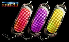 3 X 4½" Supertackle Aurora Dodgers - Chrome Kokanee & Trout fishing - Asst #4
