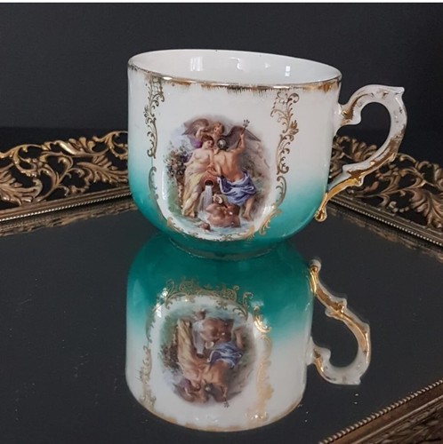 Antique Royal Bavaria China Cup, PMB Porzellanfabrik Moschendorf Germany 1879-95 - Picture 3 of 10