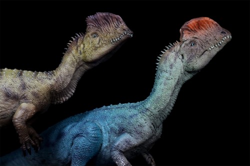 HAOLONGGOOD 1:35 Scale Dilophosaurus Pair Model Aimal Dinosaur Collection Decor - Imagen 10 de 30