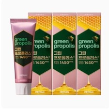 MEDIAN Green Propolis EWG 1450ppm Toothpaste 100g 3EA Fresh Peach PINK Korea