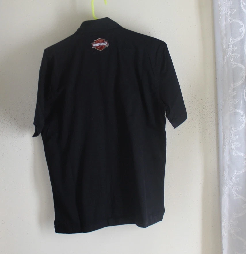 Harley Davidson's Homme Garage Moto Travail Chemise Taille S -menthe Condition - Photo 4/4