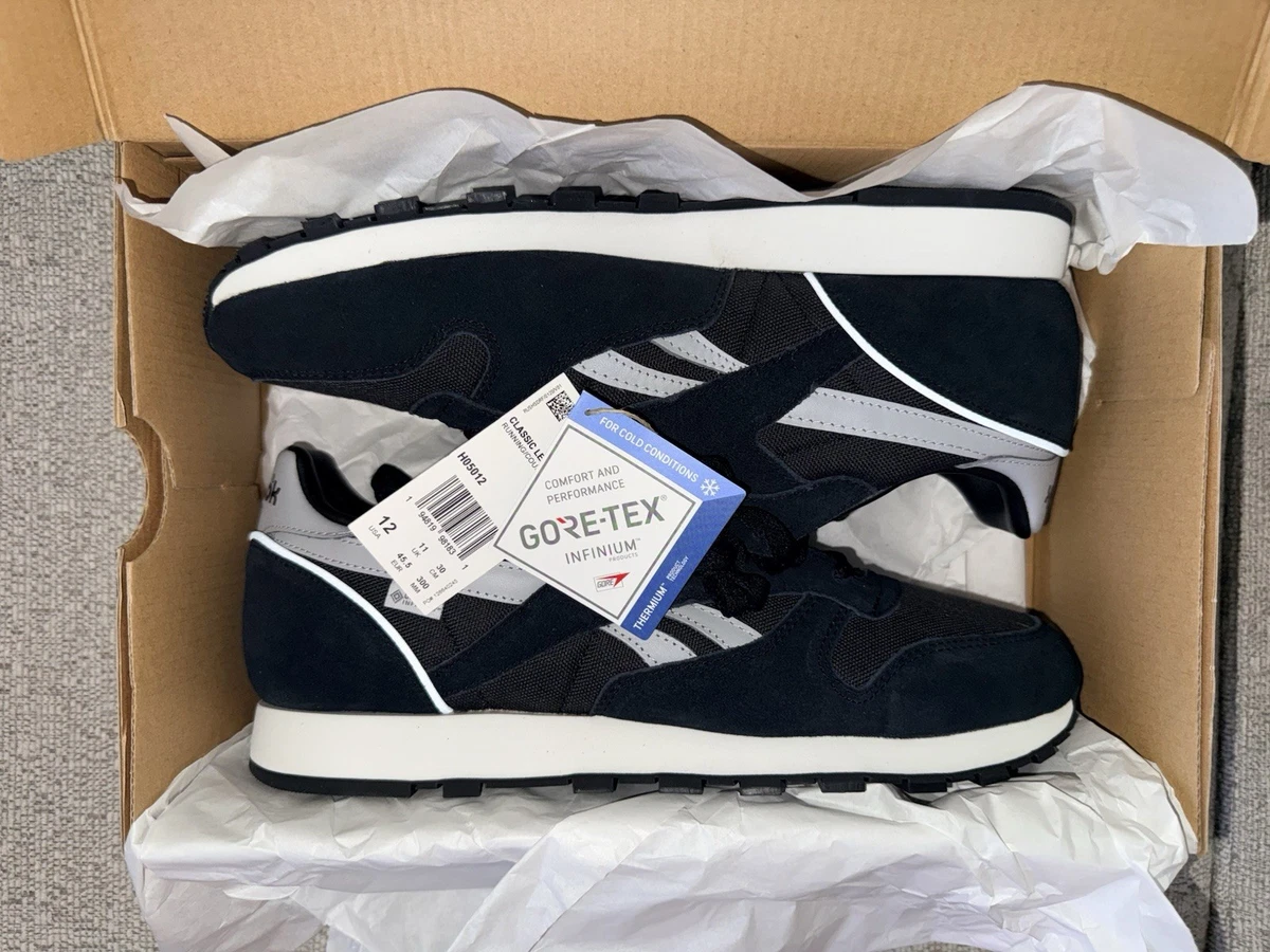 Preços baixos em Reebok Classic Leather GTX Core Black | eBay