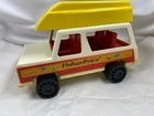 Vintage Fisher Price Little People 992 Jeep with Boat