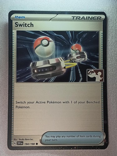 Switch 194/198 Common Prize Pack Series Cards Pokemon Holo Lightly Played - Afbeelding 1 van 2