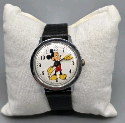 VTG 1971 Timex Walt Disney Mickey Mouse Rotating Arms Mechanical