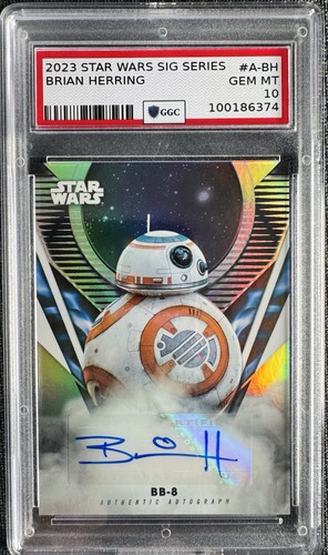 2023 Topps Star Wars Signature Series Brian Herring Auto GGC 10 Gem Mint #A-BH