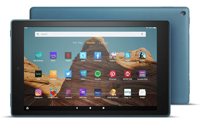 Amazon Kindle Fire 10, 9th Gen Tablet w/ Alexa 10.1'' 1080p Full HD BLUE 32G (BR)
