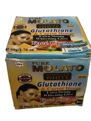 Pure Molato Booster White Gesichtscreme Glutathione Carrot Honey LSF 50 50 g