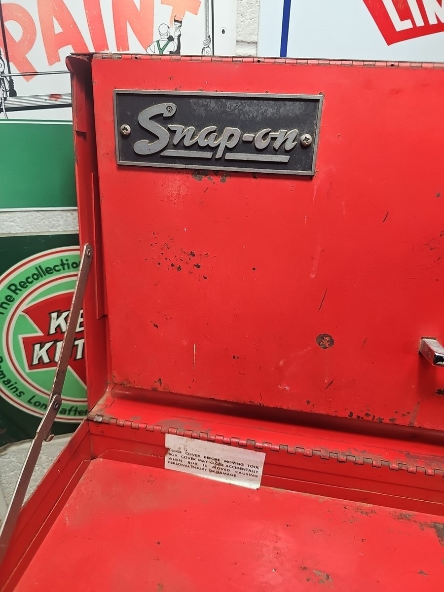 【希少品】 CUNE キューン 3 オーバーオール　赤　レッド J-11 VINTAGE 1980 SNAP-ON 3 DRAWER TOOL BOX, KRA-53B 24 x12 x 10