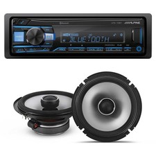 Alpine UTE-73BT Receiver  S2-S65 6.5" Speakers - Bluetooth Digital Media Pair