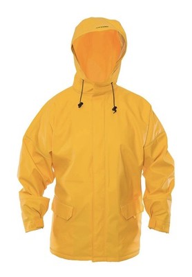 Tingley Standard Weather-Tuff Heavy Duty Waterproof Jacket With Hood Sz Medium
