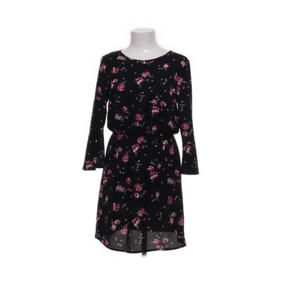 Divided by H&M, Kleid, Größe: 38, Schwarz/Rot, Polyester/Elasthan, Blumen #hm1