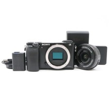 Sony Alpha a6000 ILCE-6000 w/16-50mm Black Shutter Count 6733 [Top Mint]