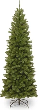 Space Saving 6.5 Foot Slim North Valley Spruce Artificial Xmas Tree 832 Tips