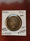 1921 Peace Silver Dollar $1 High Relief
