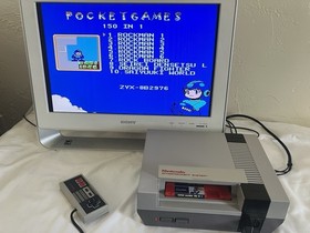 Super Games 150 in 1 Nintendo NES Red Cartridge Tested Working Cleaned Free Ship