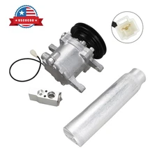 AC Compressor + Drier for Kubota M5040 M6040 M7040 S SHDC HDC2 DSC DSC2