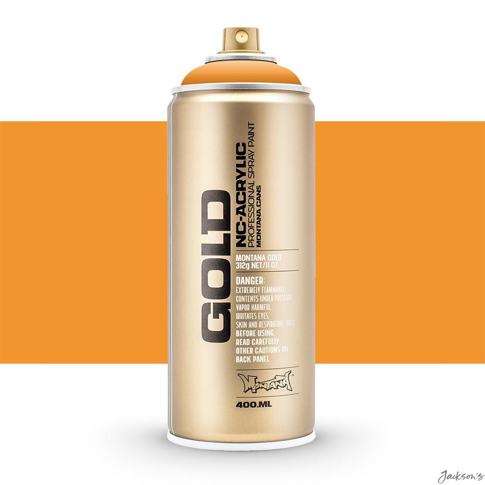 Montana Gold Spray Paint Acrylic Lacquer 400ml Opaque Scampi Colour