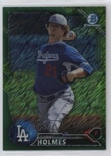 2016 Bowman Chrome Prospects Green Shimmer Refractor 20/99 Grant Holmes 13iq