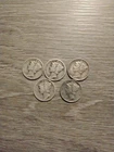 1930-s Mercury Head Dime. Average Grade, 90% Silver (1 Coin)