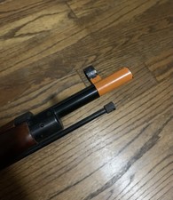 AIRSOFT ORANGE TIP S&T Mosin Nagant Rifle, Real Wood 390 FPS, AIRSOFT REPLICA