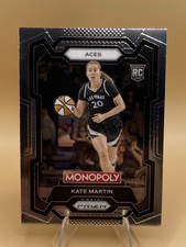 Kate Martin ROOKIE 2024 Panini Prizm Chrome Monopoly WNBA #40 Aces Trading Card