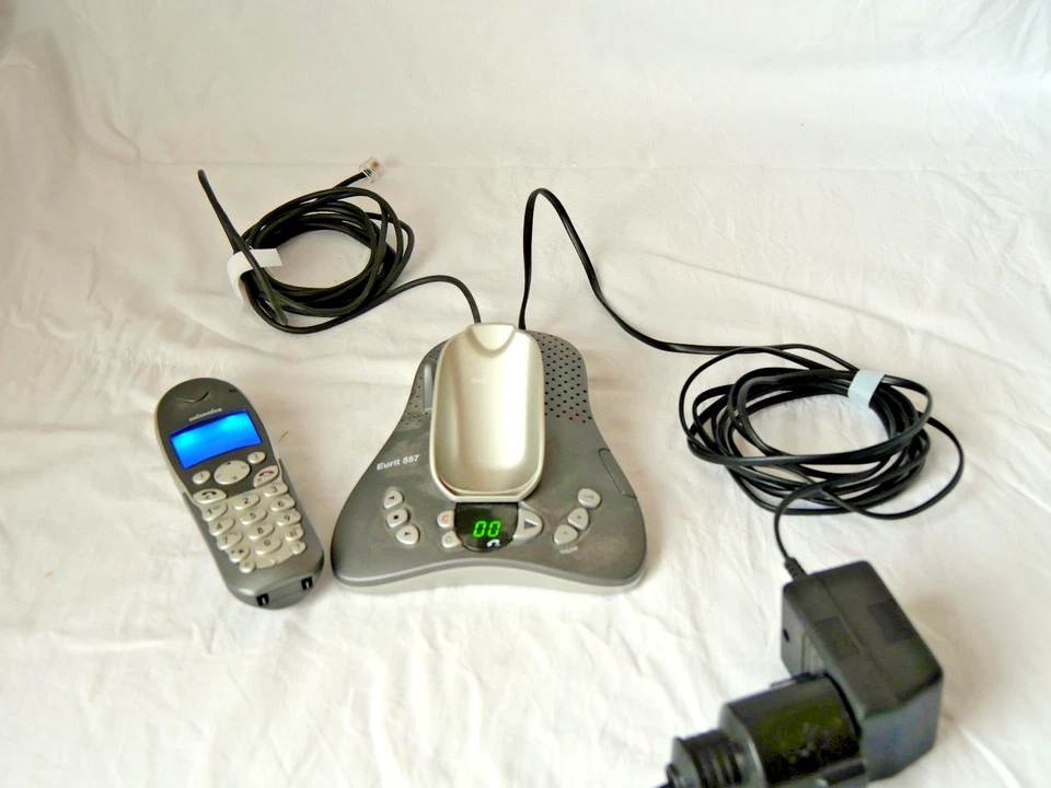 Swissvoice Eurit 557 DE ISDN Schnurlostelefon mit Anrufbeantworter/ Basisstation - Bild 3 von 3