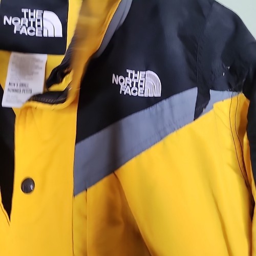Chaqueta The North Face Extreme Light Para Hombre S Amarilla Negra Bolsillos Capucha Esquí Años 90 - Imagen 7 de 14