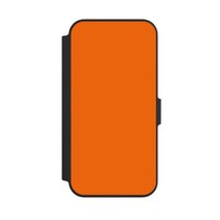KlapphüLle FüR Apple Iphone 13 Pro Farbe Einfarbig Orange