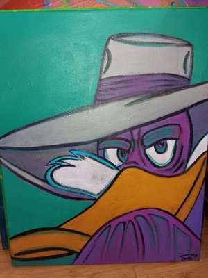 Darkwing Duck Original Painting