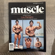 Lou Ferrigno/Frank Zane - Muscle Builder Bodybuilding Magazine - September 1977