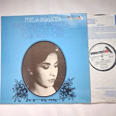Decca Ace of Diamonds LP SDD 324: Teresa Berganza Recital