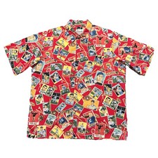 Vintage Reyn Spooner Men's L American Classics Baseball Football Hawaiian Shirt