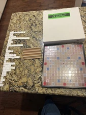 Braille Scrabble Deluxe Edition Board Game Vision Impaired Vtg. Read