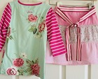 Little Joule UK Floral Striped Shirt NWOT Kule Skirt Lot Rare Girls 8 $88 — photo 4