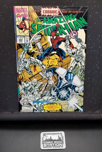 Amazing Spider-Man #360 VF/NM Raw Bagley Cover Cameo App of Carnage '92