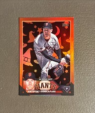 2023 Topps Update Witch Hat Foil #US268 Anthony DeSclafani 1/1 Halloween Giants