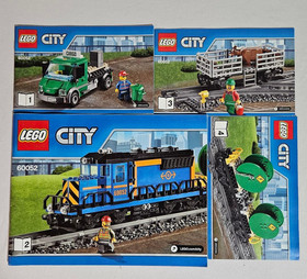 LEGO City Cargo Train 60052 Retired Complete Building Set from 2014