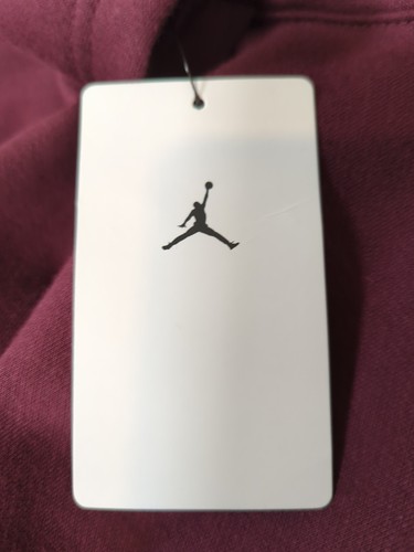 Jordan Hoodie Girls Medium Bordeaux Maroon Pullover Jumpman Sweatshirt Youth NWT - Picture 11 of 12