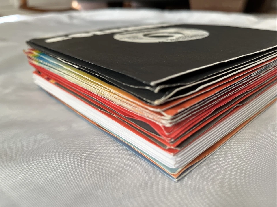 WHITE LABEL PROMO  7" 45rpm LOT: 25 Classic US records + company sleeves! #2 - Image 2 of 4