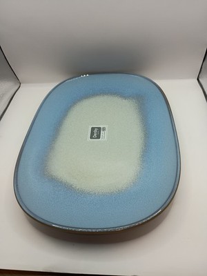 Denby Modus Topas Blau Längliche Platte Neu. Seltene Charcuterie Ostern Valentinstag 