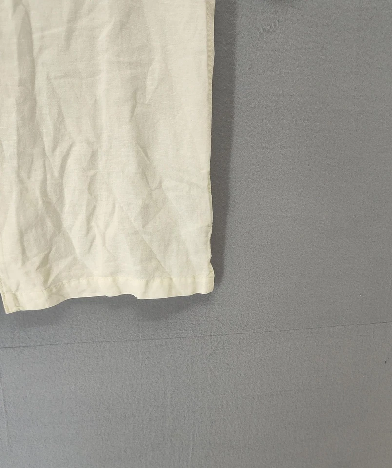 Superdry Camisa Hombre Mediana Crema Manga Corta ButtonUp Mad 5¢ Bolsillo Logo Informal Foto 4 de 4