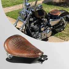 For Harley Chopper Bobber Motorcycle Black Solo Driver Seat Spring Bracket Kit A