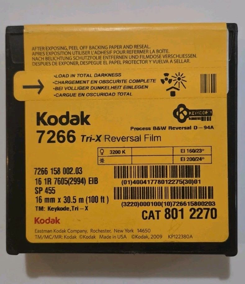 Tri-X Black & White Camera Film 16 mm Film Format for sale | eBay